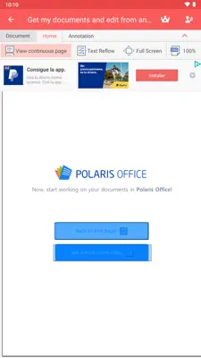 Polaris Office android App screenshot 3